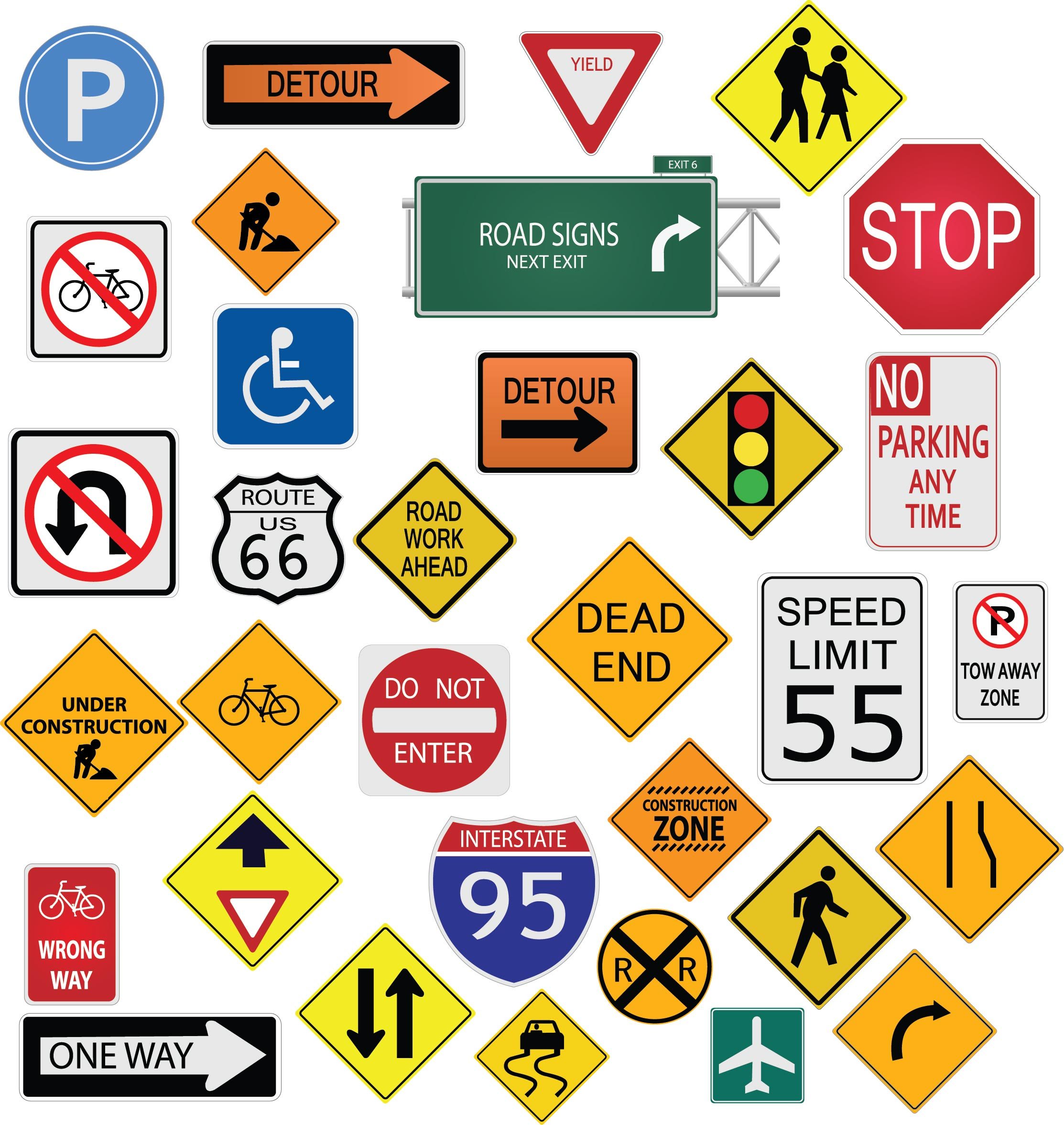 Traffic Signs Printables Printable Word Searches